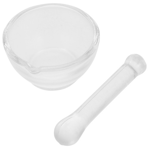 Mörser Stößel Set Knoblauch Schleifschale Steingut Mörser für Küche - Bild 4 von 12