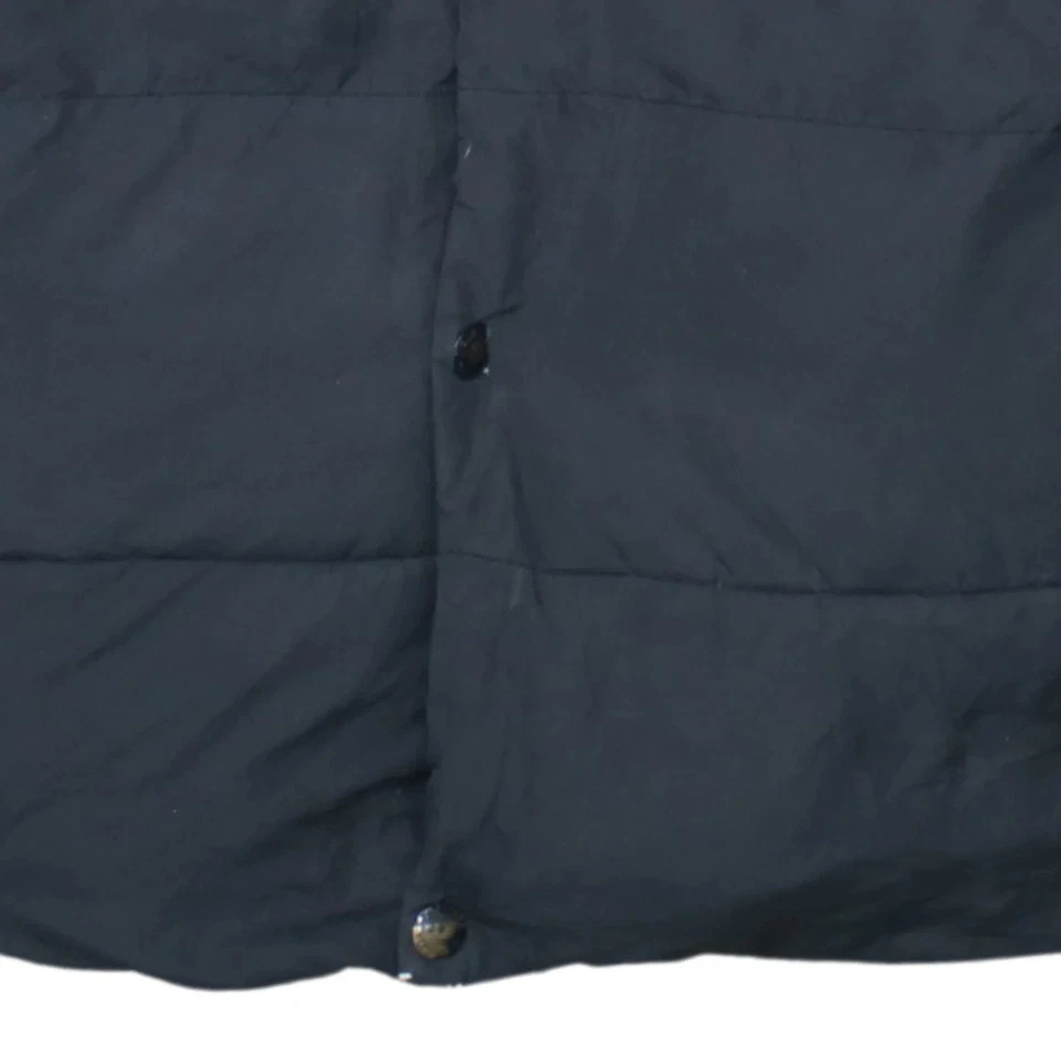 Gap 90's Plain Full Zip Up Puffer Jacket XXLarge (2XL) Black - Image 4 of 4