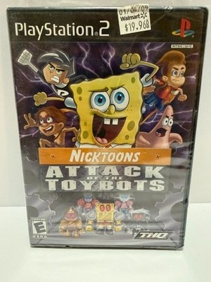 Nicktoons: Attack of the Toybots (Sony PlayStation 2, 2007) for