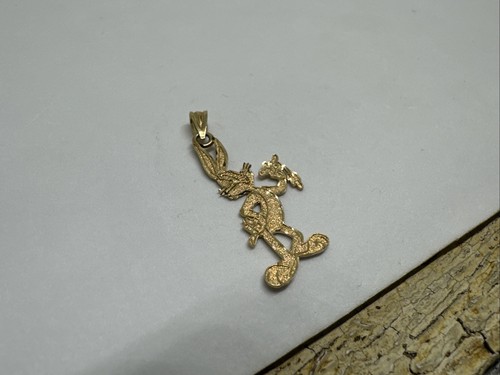 Michael Anthony 1998 Warner Bros 14K Yellow Gold Bugs Bunny Pendant/Charm - Picture 3 of 12