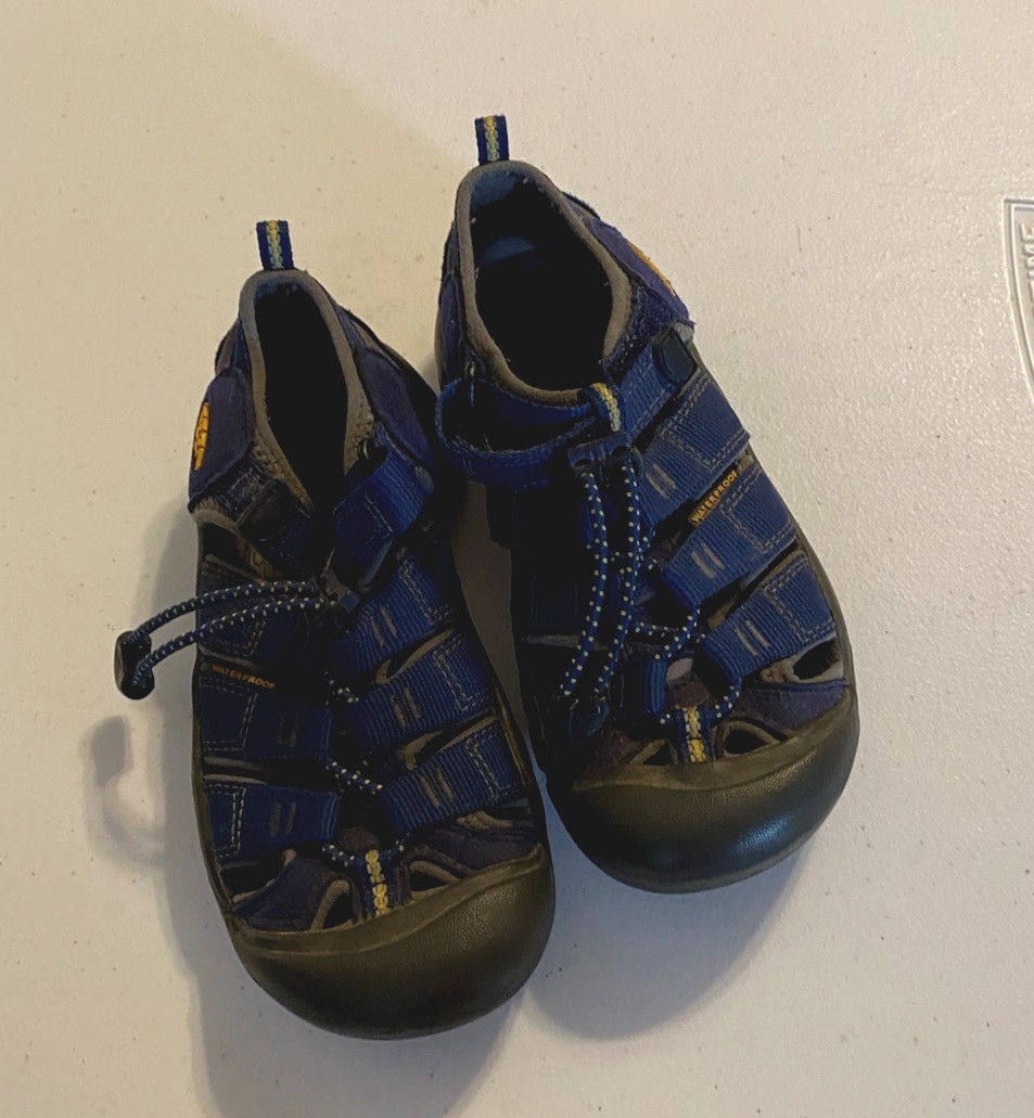 Sandali impermeabili KEEN Newport H2 blu navy per bambini taglia 13