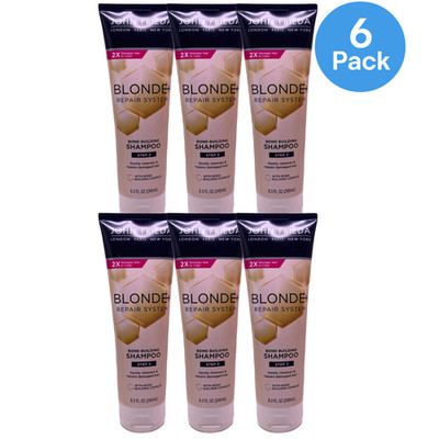 John Frieda Blonde+ Repair System Bond Building Shampoo 8.3 oz 6 Pack New