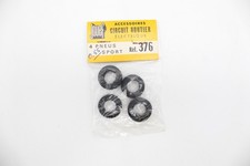 JOUEF RECORD 64 - SACHET DE 4 PNEUS SPORT N° 376 NEUFS - SLOT CAR - JOUET ANCIEN