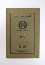 1917 Buick Reference Book Six Cylinder Series