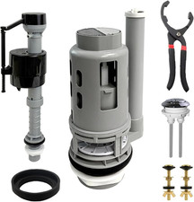 3-Inch Dual Flush Valve Replacement Kit,Compatible with Glacier Bay,Aquasource,W