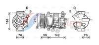 AVA Clever Choice Kompressor Klimaanlage OLK577 FüR Opel Insignia Sports Tourer