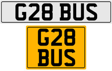 G28 BUS HIRE COACH VW MINIBUS BS BUSES NUMBER THEME PRIVATE REGISTRATION PLATE