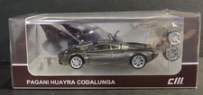CM MODEL 1/64 - GUNMETAL GRAY - PAGANI HUAYRA CODALUNGA