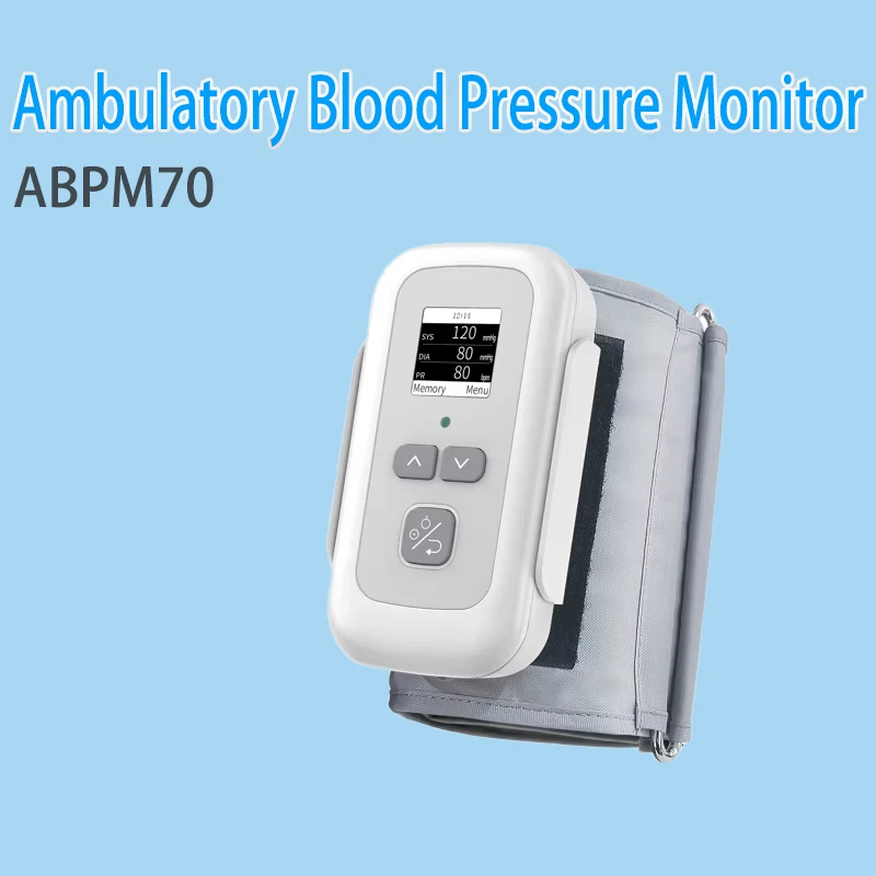 Monitor de presión arterial ambulatorio CONTEC BRAZO SUPERIOR NUEVO EN CAJA Holter Machine ABPM70 Foto 3 de 4