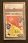 2016 Panini Classics - Classic Clashes Tom Brady, Eli Manning #18 PSA 9