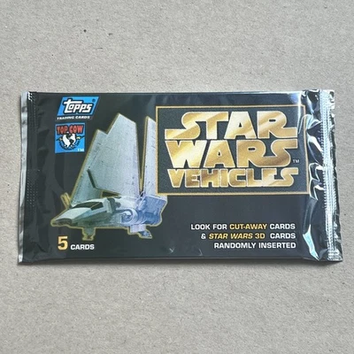 Star Wars Vehicles (1997) Trading Cards Booster Topps 3D Cards Lucasfilm - Bild 1 von 4