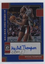 2022-23 Donruss Optic Signature Series Blue Prizm /25 Mychal Thompson Auto 7p8