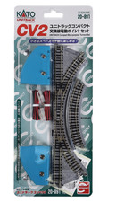 KATO 20-891 N CV-2 Unitrack Compact Turnout Set N-Scale