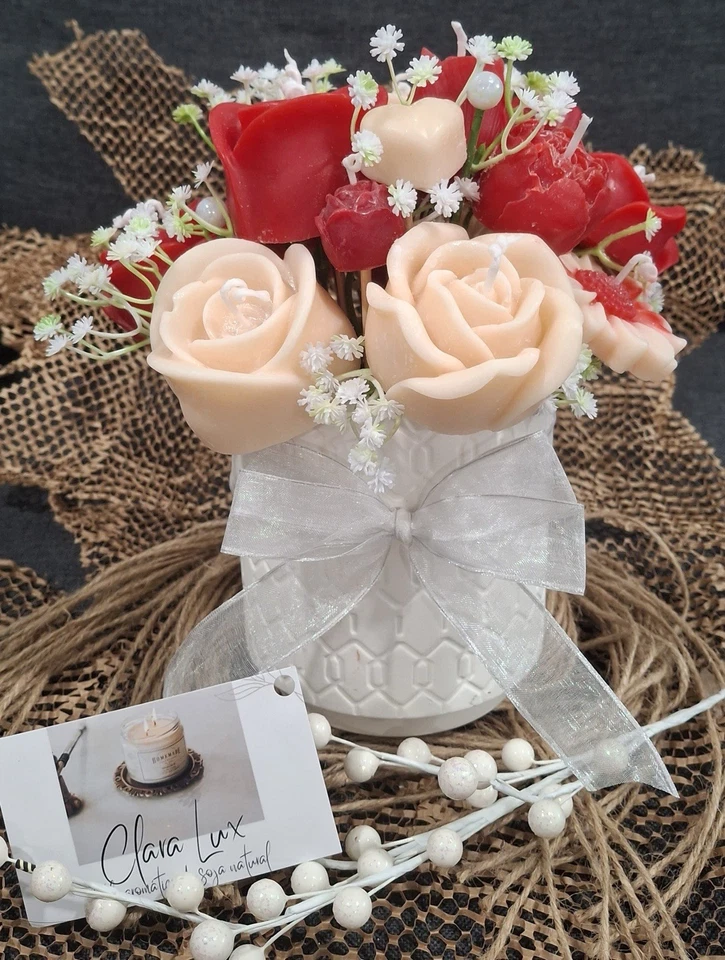 ✨ Velas decorativas perfumadas con cera de soja natural ✨ Foto 4 de 4