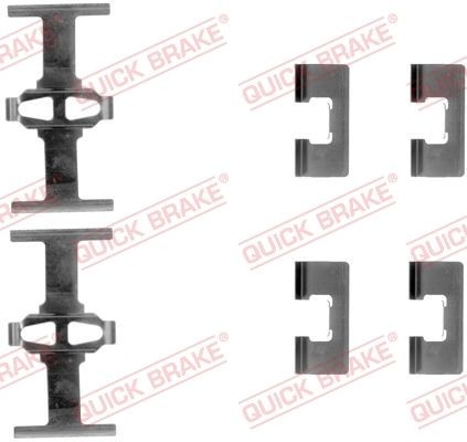 Quick Brake ZubehöRsatz, Scheibenbremsbelag Hinten FüR Honda MG Rover-image