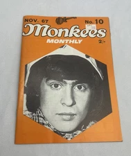 Monkees Monthly No 10 Nov 67 Magazine 1967 Beat Publications Davy Jones Cover
