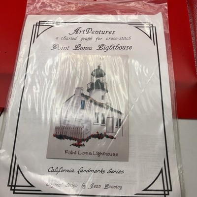 Point Loma Lighthouse Charted Graph for Cross Stitch Art Ventures 1984 NIP