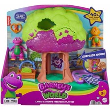 Barney's World Lights  Sounds Treehouse Playset with Figures New w/figures
