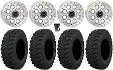 System 3 SB-7 15" Wheels Mh (6+1) 32" Trekker Tires RZR Turbo S / RS1