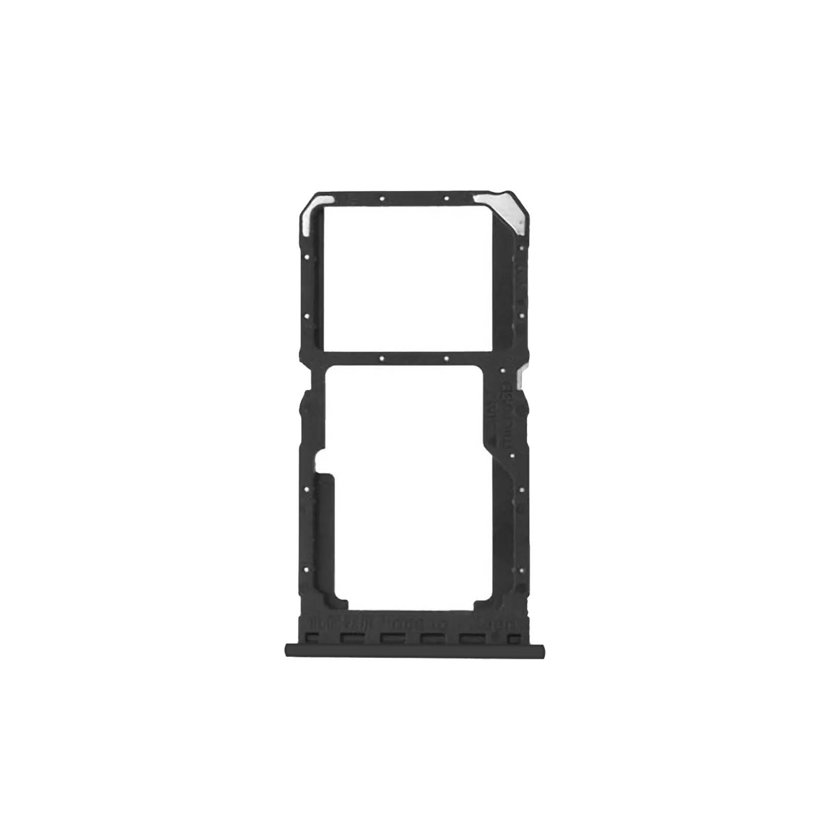 Tiroir carte Nano SIM Clappio pour Oppo A79 en aluminium noir
