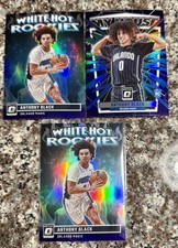 2023-24 Optic - White Hot Rookies Holos,My House Holo, (3) Anthony Black RCs