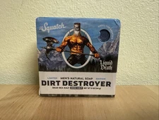 Dr. Squatch Limited Ed. Bar Soap Dirt Destroyer All Natural with Zero Grit 5oz