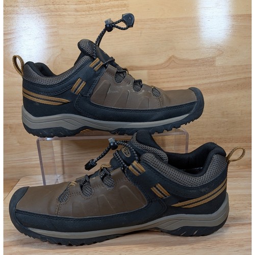 Keen Targhee Waterproof Hiking Shoes Brown Black Youth 6 Women 7.5 1019828