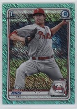 2020 Bowman Chrome Prospects Aqua Shimmer Refractor /125 Damon Jones 19ft