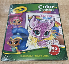 CRAYOLA COLOR 'N STICKER CHOOSE CHARACTER 32-48PGS 50 -75 STICKERS AGES 3 A21