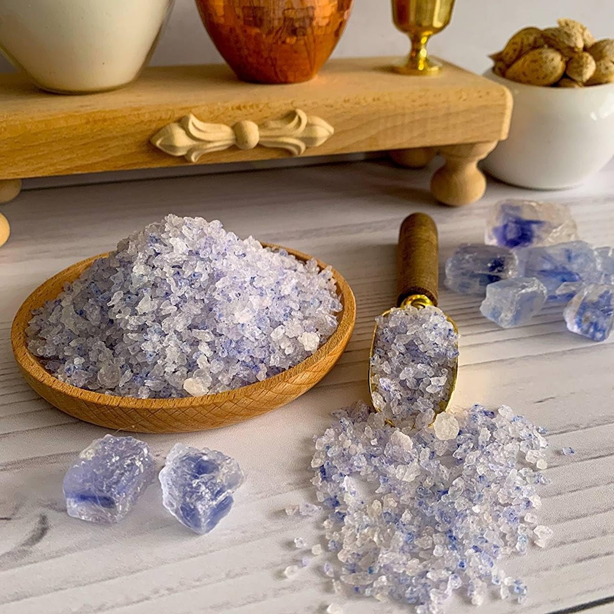 Ancient Blue Salt – Rare Mineral Treasure | High 3.52 Ounce (Pack