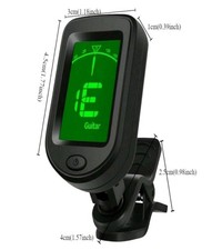 Guitar Bass Violin Uke Tuner Accurate Clip-On Tuner w 360  Rotating Display New
