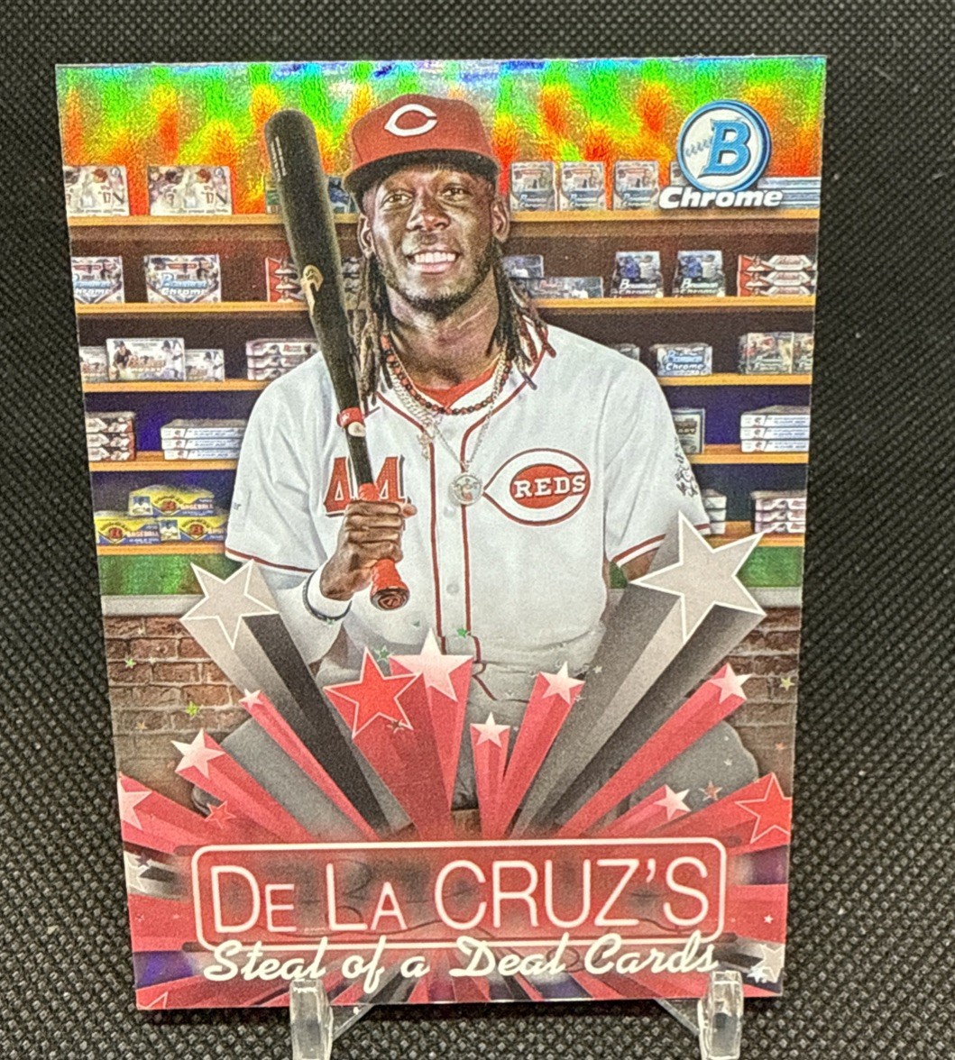 2025 Bowman Elly De La Cruz Steal of a Deal Cards Cincinnati Reds