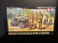 1:48 Ebbro X Tamiya Build Modèle Russe Field Car GAZ-67B Vert