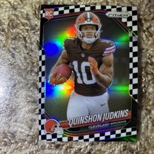 2025 Prizm Quinshon Judkins Black & White Checkerboard