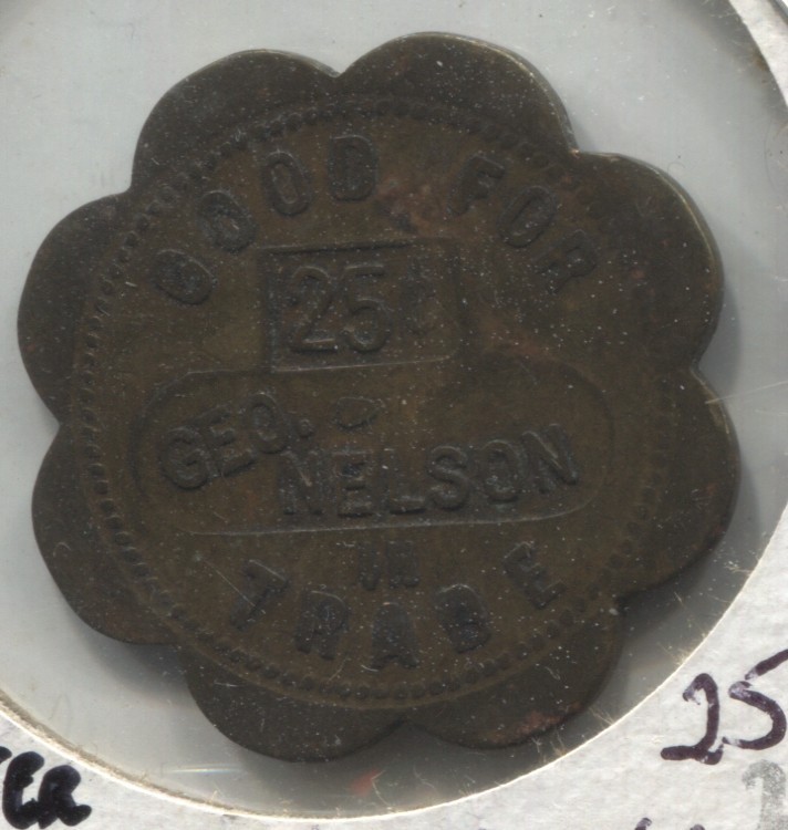 Brewster MN Geo. Nelson GF25cIT Brunswick Balke Co Brass 29mm See Scans