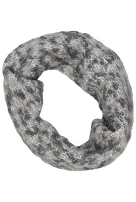 Sarah Pacini Schal Damen Tuch Strickschal Loop Merino Grau #7o10sl4