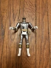 Vintage Mighty Morphin Power Rangers Silver Flip Head 1995 Rare