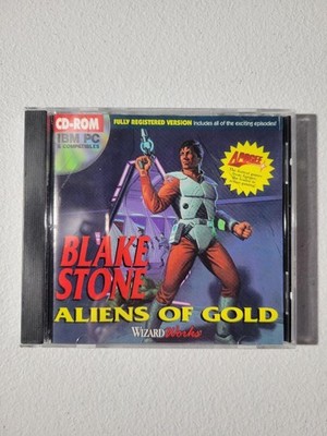 Blake Stone Aliens of Gold 1995 IBM PC CD Apogee Wizard Works Registered Version