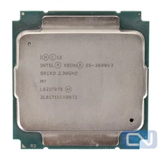 Intel Xeon E5-2699 v3 18 Core 2.3 GHz 45MB SR1XD LGA 2011-3 B Grade CPU