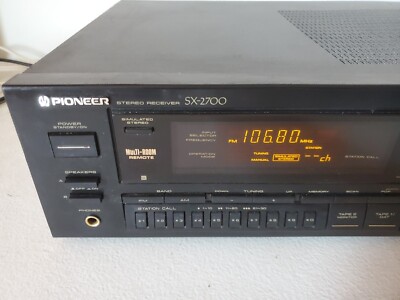 Vintage Pioneer SX-2700 Stereo Receiver and Amplifier 250W Made In