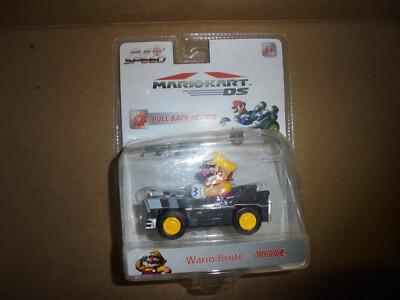 MARIO KART DS WARIO BRUTE 19302 PULL BACK ACTION CAR KART Nintendo