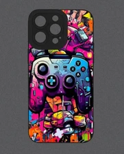 HOT Multi-Color Game console graphics gamer  Phone Case iPhone 15 Plus Pro Max
