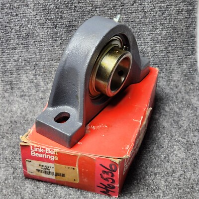 LINK BELT, P3-U227H  1-11/16'' Pillow Block Ball Bearing Unit (NEW)