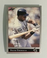 FRANK THOMAS 1992 Leaf #349 Chicago White Sox Hall Of Fame Free Ship Sharp