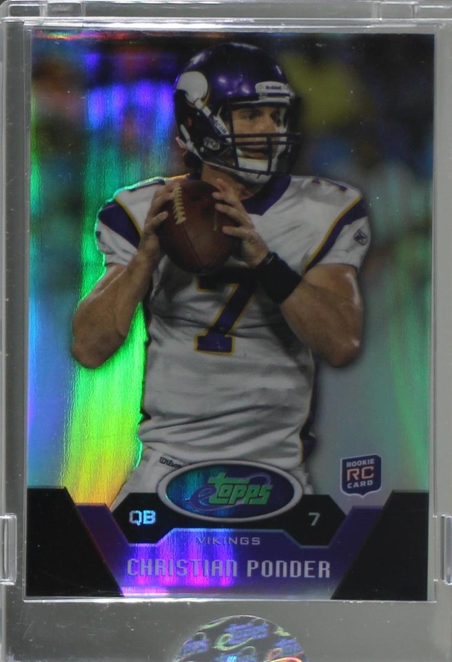 2011 eTopps Christian Ponder #12 - 1 of 2