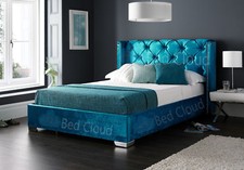 Imperial 6FT Super King Bed With Winged Headboard in Various Colours and Fabrics