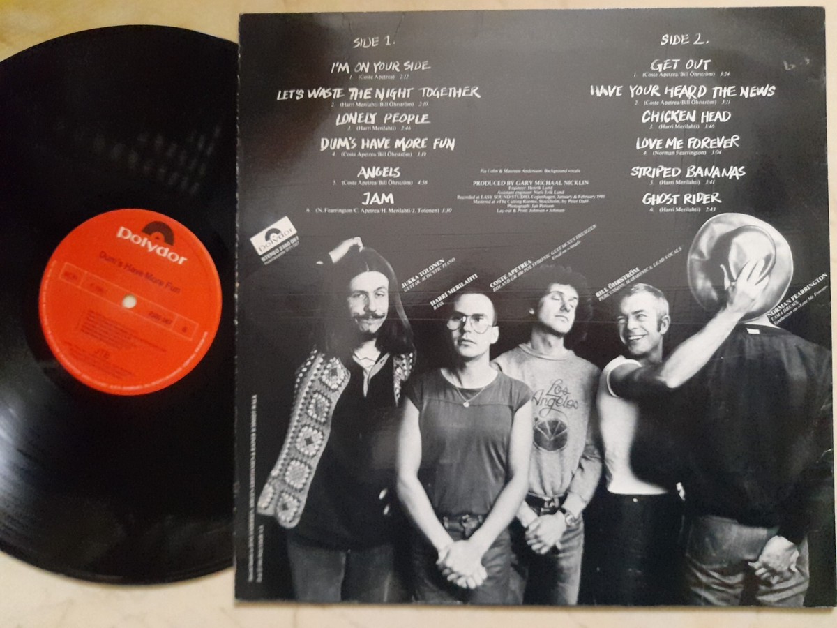 JTB Dum´s Have More Fun *1981 JAZZROCK feat. JUKKA TOLONEN*signed