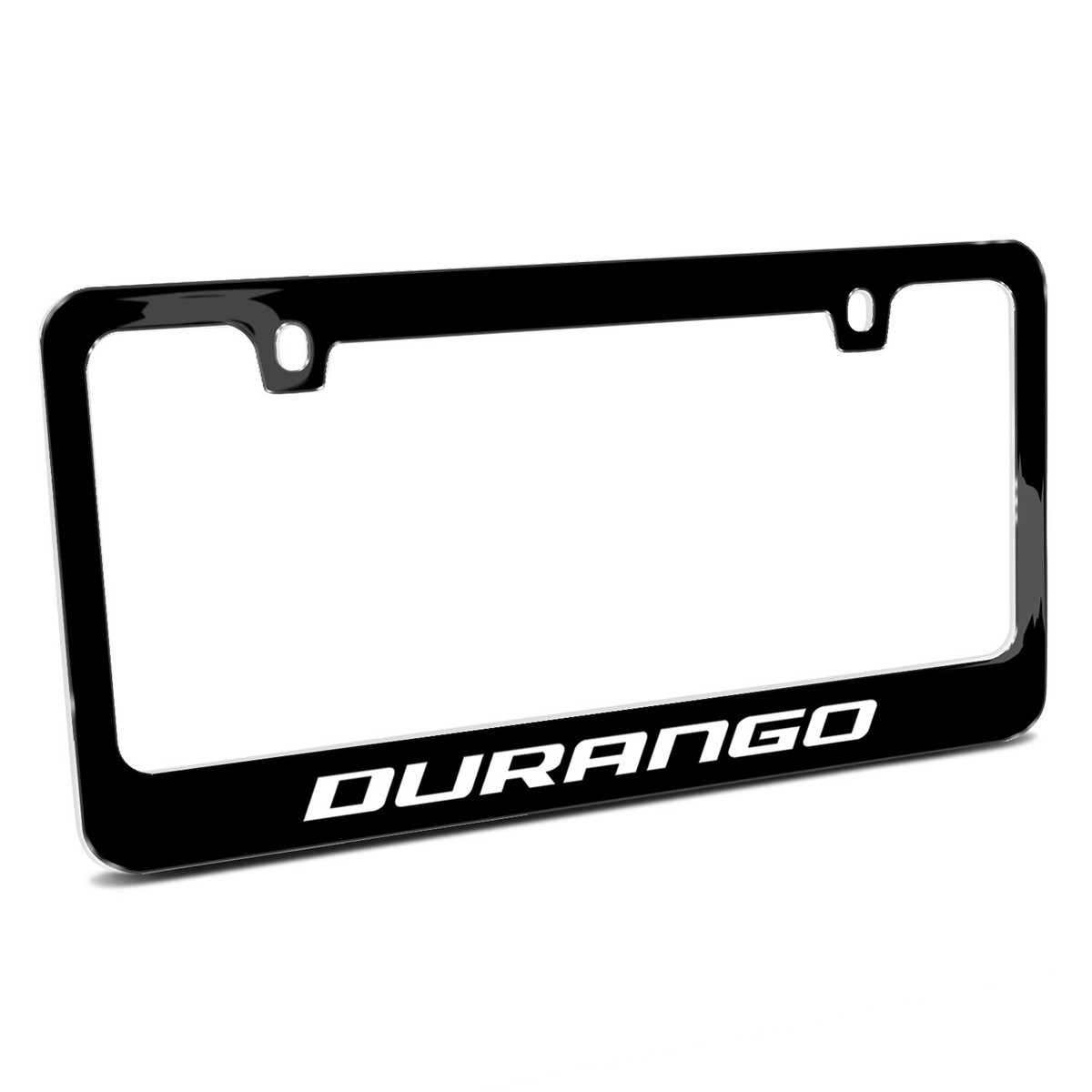 中古 スクリューダウン BLACK BORDER フルプロテクト付き 5個セット Dodge Durango Black Metal License Plate Frame, Made in USA | eBay