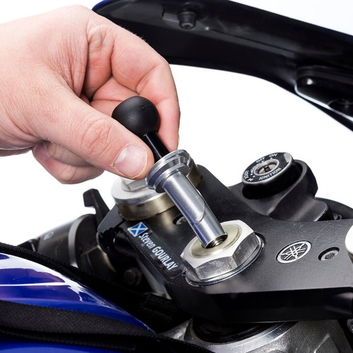Ultimateaddons Support d'empiècement de tige de fourche de vélo de sport 3 broches - BOITE OUVERTE - Photo 2 sur 6
