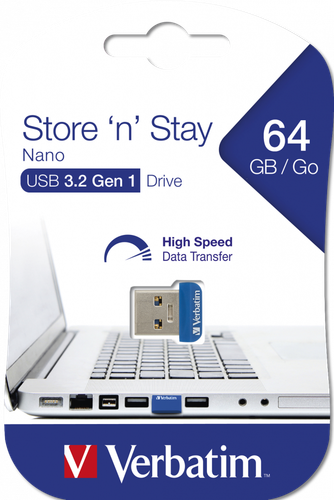 Verbatim Store 'n' Stay NANO USB-Stick USB 3.0 Speicherstick 16GB 32GB 64GB - Bild 4 von 15